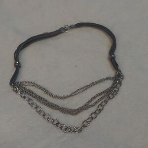 3/$12  Chic Multi-Strand Silver Necklace